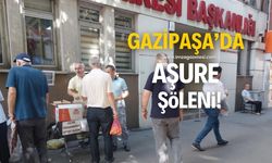 Gazipaşa caddesinde aşure şöleni!