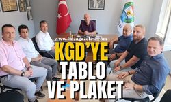 KGD'ye tablo ve plaket!