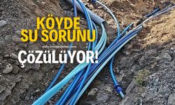 Köyün su sorunu çözülüyor!