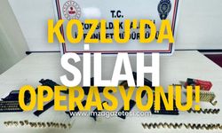 Kozlu'da yasa dışı silah satana operasyon!