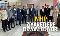 MHP, Ankara dönüşünde ziyaretlerine hız kesmeden devam ediyor!