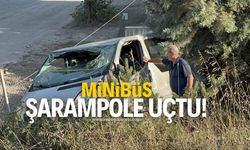 Minibüs şarampole uçtu! Ölü ve yaralılar var