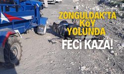 Patpatla motosiklet çarpıştı!