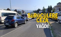 Sürücülere ceza yağdı!