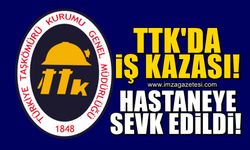 TTK'da iş kazası! Hastaneye sevk edildi