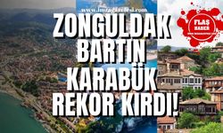 Zonguldak, Bartın, Karabük rekor kırdı!