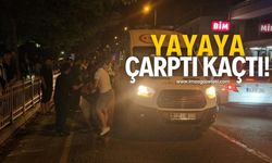 Yayaya çarpıp kaçtı!