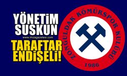 Zonguldak Kömürspor’da yönetim suskun, taraftar endişeli!