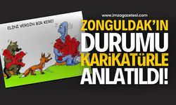 Zonguldak'ın Durumu Karikatürle Anlatıldı: 'Sarı Öküzü Vermeyecektik'