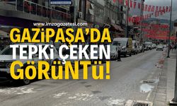 Zonguldak’ın Gazipaşa Caddesi’nde tepki çeken görüntü