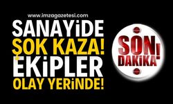Zonguldak'ın ilçesinde organize sanayide kaza: Ekipler olay yerinde!