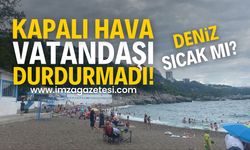 Zonguldak'ta Kapuz Plajı: Kapalı Hava ve Deniz Keyfi