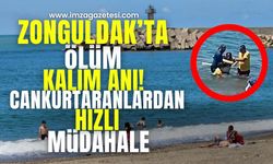 Zonguldak'ta ölüm kalım anı! Cankurtaranlar bir hayatı daha kurtardı