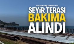 Zonguldak'ta Uzunmehmet Cami Seyir Terası Bakıma Alındı