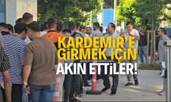 100 kişilik işçi alımı yapacak olan KARDEMİR'e ilk günden 1500 kişi akın etti!