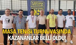 30 Ağustos Zafer Bayramı Masa Tenisi turnuvasında sonuçlar belli oldu!