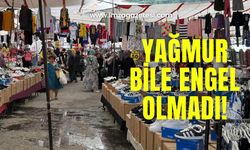 Giysi pazarına yoğun ilgi!