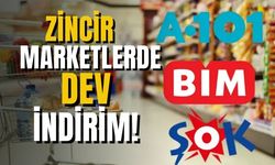 A101, ŞOK, BİM Zincir marketlerde büyük indirim fırsatı! Bu fırsat kaçmaz!