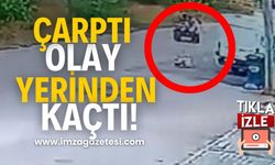 ATV ile Motosiklet Çarpıştı! Sürücü olay yerinden kaçtı!