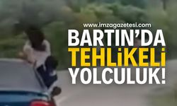 Bartın'da Tehlikeli Yolculuk: Yürekleri Ağızlara Getiren Anlar