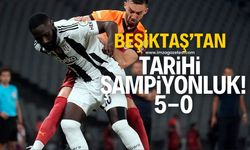 Beşiktaş'tan Galatasaray karşısında tarihi Süper Kupa zaferi! 5-0