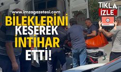 Bileklerini keserek intihara kalkıştı!