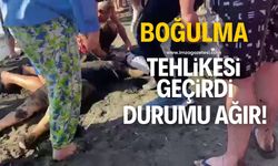 Boğulma tehlikesi geçirdi durumu ağır!