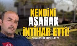 Çaycuma'da kendini telle ağaca asarak intihar etti!  Olayın detayları ortaya çıktı!