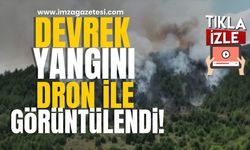 Devrek Yangını Dron İle Görüntülendi!