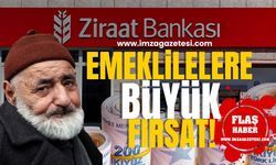 Emeklilere Ziraat Bankası'ndan Büyük Fırsat!