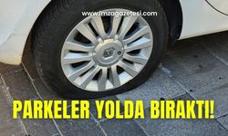 Yeni yapılan parkeler yolda bıraktı!