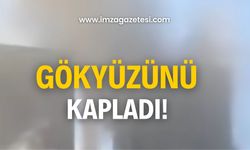 Gökyüzünü kapladı!