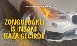 Zonguldaklı iş insanı Ankara’da kaza geçirdi!