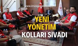 Yeni Başkan ve yönetimi Vali Hacıbektaşoğlunu ziyaret etti