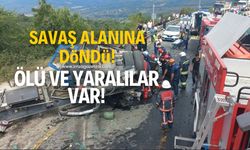 Feci kazada ortalık savaş alanına döndü! Ölü ve yaralılar var