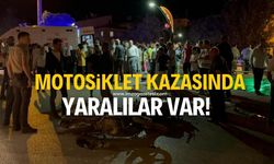 Feci motosiklet kazasında yaralılar var!