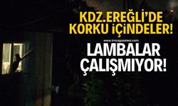 Kdz.Ereğli'de 1 haftadır lambalar çalışmıyor! Vatandaş korku içinde...