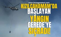 Kızılcahamam'da Başlayan Yangın Gerede'ye Sıçradı!