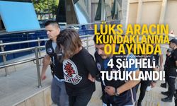 Lüks aracın kundaklanma olayında 4 kişi tutuklandı!