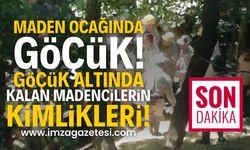 Zonguldak'ta maden ocağında göçük! Göçükte kalan işçinin ismi belli oldu...