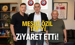 Mesut Özil, TFF Başkanı İbrahim Hacıosmanoğlu'nu ziyaret etti!