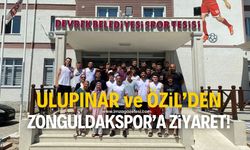 Mesut Özil'in annesi ve Özcan Ulupınar, Zonguldak Kömürspor'u ziyaret etti!