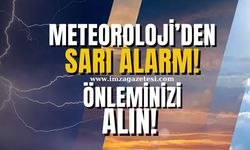 Meteoroloji'den sarı alarm...Önleminizi alın!