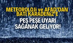 Meteoroloji ve AFAD'dan Batı Karadeniz'e uyarı! Zonguldak'ta sağanak bekleniyor...