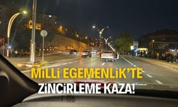 Milli Egemenlik’te zincirleme kaza! Yaralılar var