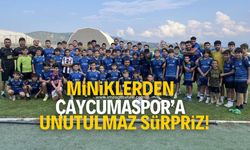 Miniklerden, Çaycumaspor’a unutulmaz sürpriz!