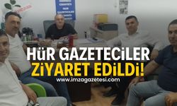 Muhtarlar Derneği Yönetimi, Hür Gazeteciler Cemiyeti'ni Ziyaret Etti...