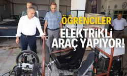 Öğrenciler kendi elektrikli araçlarını üretiyor!