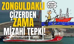 Şerif Cihan'dan Doğalgaz Zamlarına Mizahi Tepki! Filyos'un Gazı Karikatüre Yansıdı...