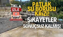 Tepebaşı'nda patlak su borusu krizi! Mahalleli defalarca şikayette bulunmuş...